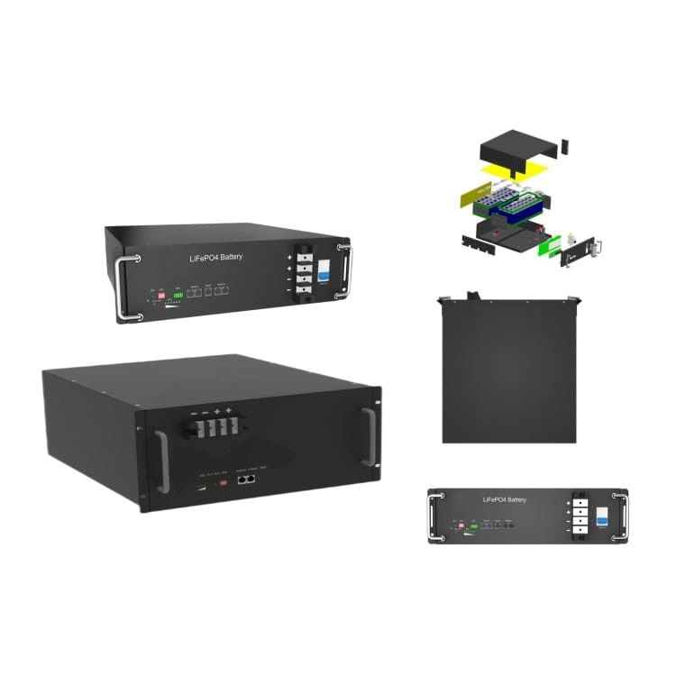 Sistema de armazenamento de energia de alta tensão de 50 kWh Lifepo4 Rackmount Bateria de lítio para aplicações industriais