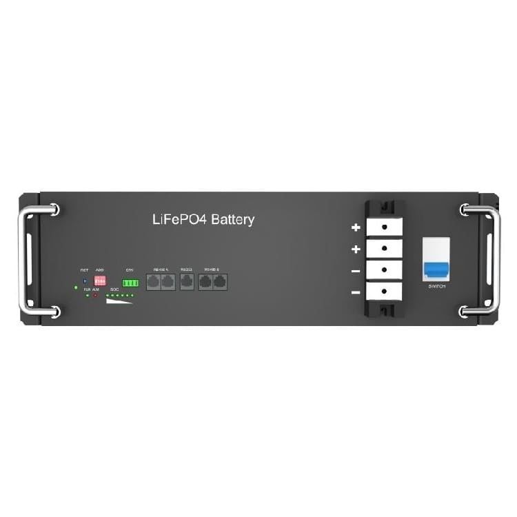 2560Wh 51.2V DC Rack Mount Lifepo4 Bateria para armazenamento de energia industrial comercial