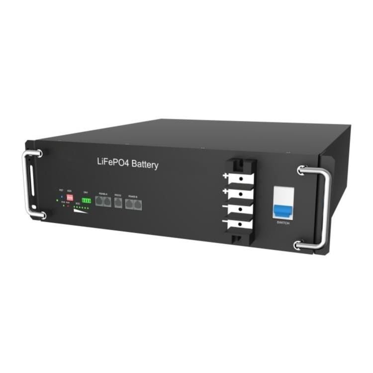 2560Wh 51.2V DC Rack Mount Lifepo4 Bateria para armazenamento de energia industrial comercial
