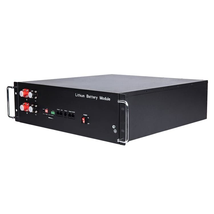 Baixa tensão 30kwh 50kwh Rackmount Lifepo4 Bateria de lítio Seleção de reserva de energia