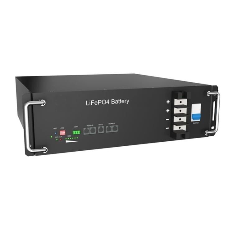 2560Wh 51.2V DC Rack Mount Lifepo4 Bateria para armazenamento de energia industrial comercial