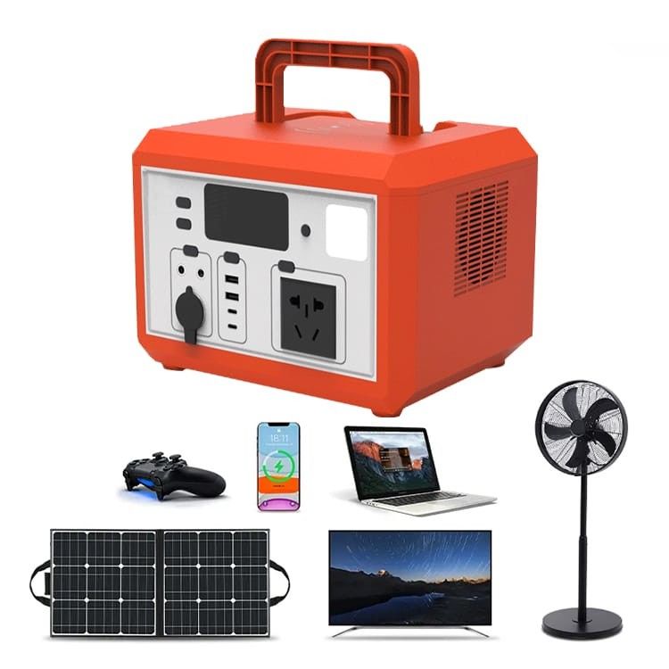 Gerador de Estação de Energia de Bateria de Lítio Portátil de 600W para Camping ao Ar Livre Pesca RV