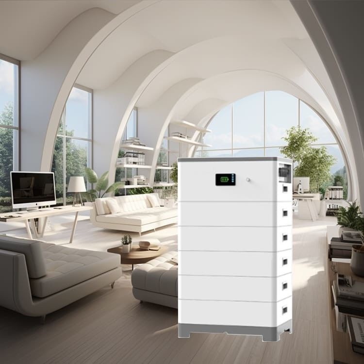 51.2V 100AH empilhar tudo em um rackmount bateria de lítio para armazenamento de energia solar em casa