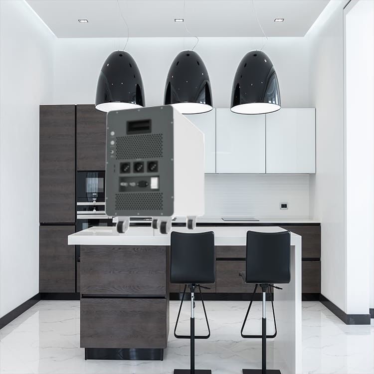 Sistema de armazenamento com garantia com inversor híbrido de 5KW 6KW 8KW 10KW e bateria de armazenamento de 20kwh
