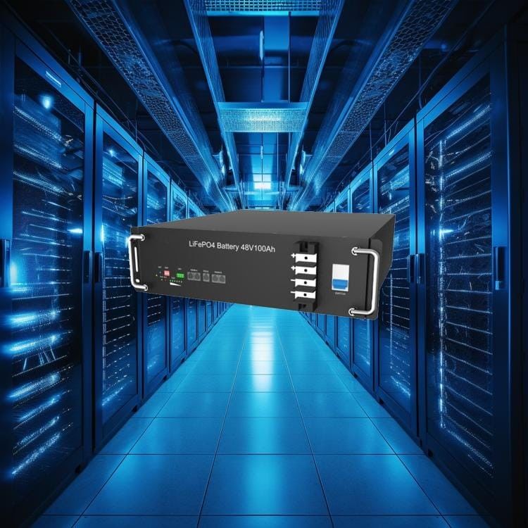 Pacote de baterias 24v 200ah Bateria de íons de lítio Rack montado Sistema Solar Bateria de armazenamento de energia