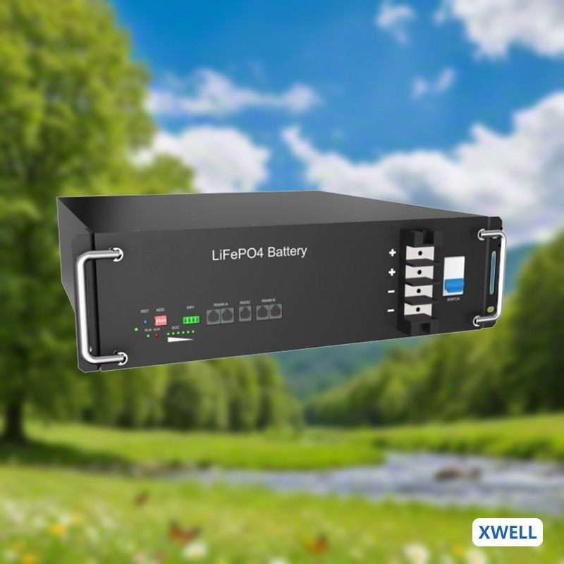 Rackmount de baixa tensão Lifepo4 Bateria de lítio Reserva de energia para 30kwh & 50kwh